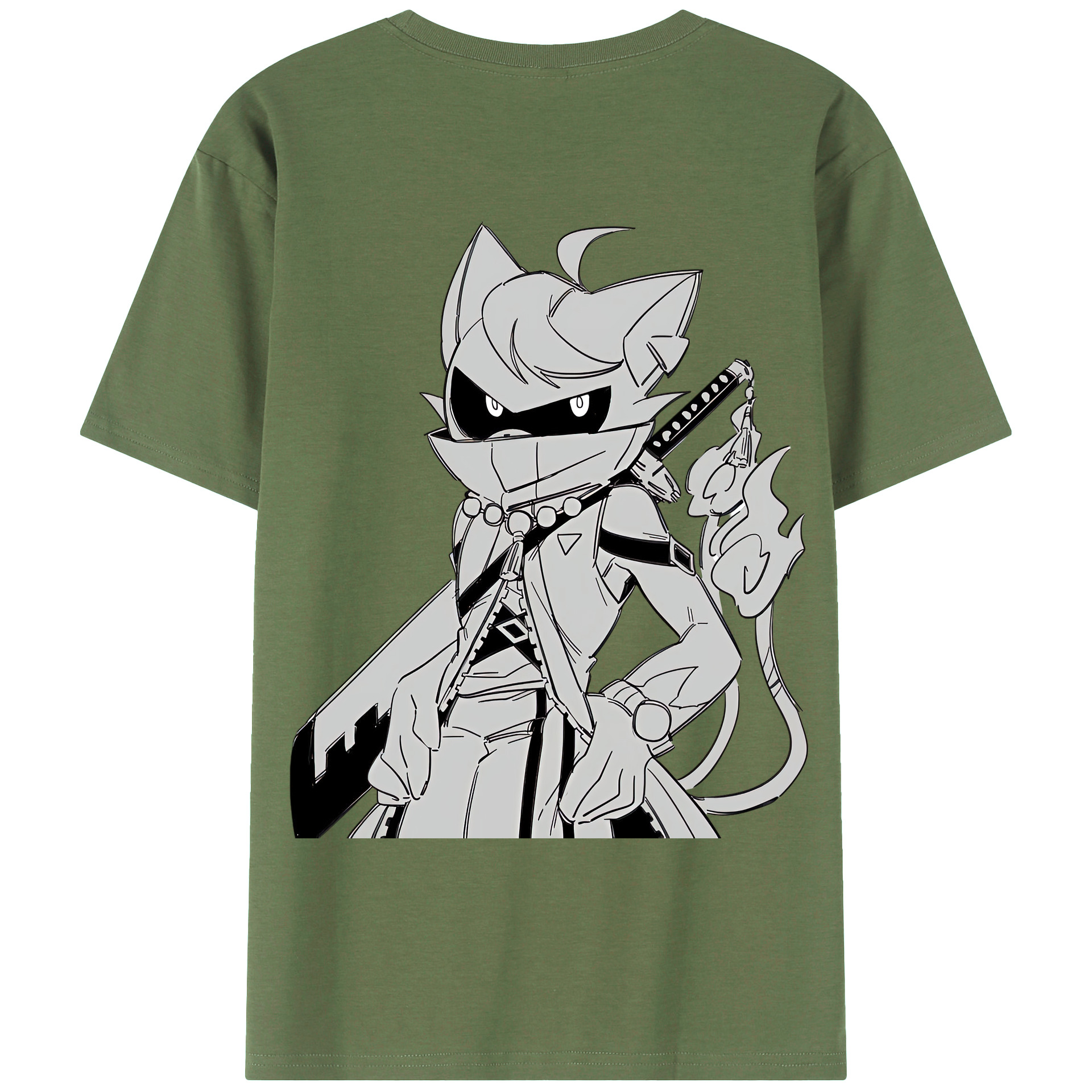 （画像用） 妖怪ウォッチ Yo-kai Watch 綿100％ メンズ半袖Tシャツ（バックプリント） 通気性